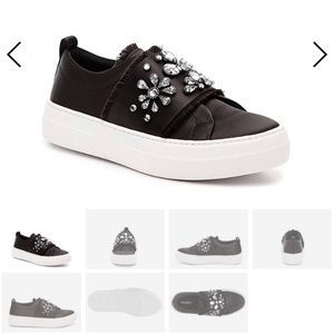 Aldo “Dreaclya” platform black jeweled sneaker